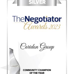 Caridon wins Silver for ‘Community Champion’